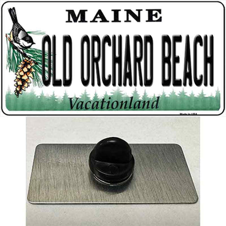 Old Orchard Beach Maine Novelty Metal Hat Pin Tag