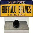 Buffalo Braves New York Novelty Metal Hat Pin Tag