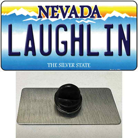 Laughlin Nevada Novelty Metal Hat Pin Tag