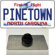 Pinetown North Carolina Novelty Metal Hat Pin Tag