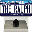 The Ralph NY Blue Novelty Metal Hat Pin Tag