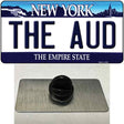 The Aud NY Blue Novelty Metal Hat Pin Tag