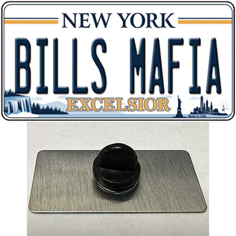 Bills Mafia NY Excelsior Novelty Metal Hat Pin Tag