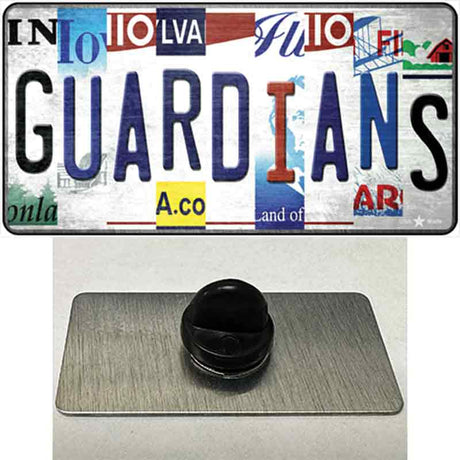 Guardians Strip Art Novelty Metal Hat Pin Tag