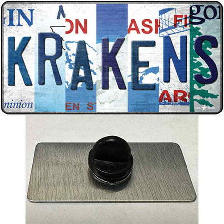 Krakens Strip Art Novelty Metal Hat Pin Tag