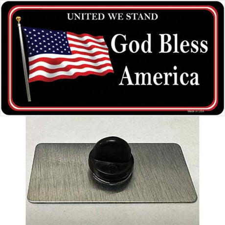 God Bless America Novelty Metal Hat Pin