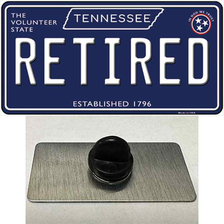 Retired Tennessee Blue Novelty Metal Hat Pin Tag