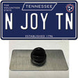 N Joy TN Tennessee Blue Novelty Metal Hat Pin Tag