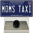 Moms Taxi Tennessee Blue Novelty Metal Hat Pin Tag