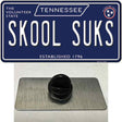 Skool Suks Tennessee Blue Novelty Metal Hat Pin Tag