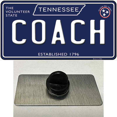 Coach Tennessee Blue Novelty Metal Hat Pin Tag