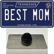 Best Mom Tennessee Blue Novelty Metal Hat Pin Tag