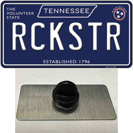 Rckstr Tennessee Blue Novelty Metal Hat Pin Tag