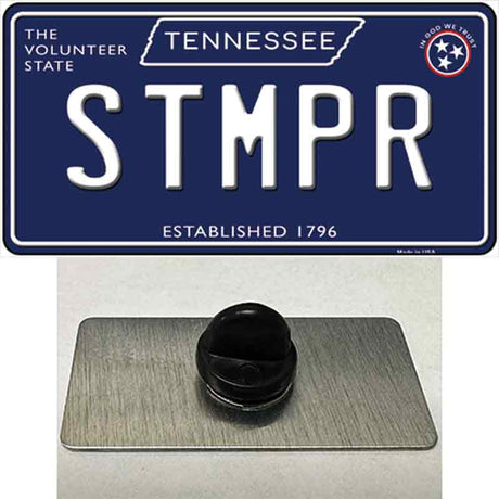 Stmpr Tennessee Blue Novelty Metal Hat Pin Tag