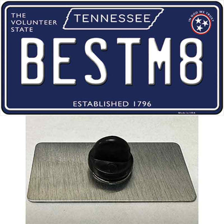 Best M8 Tennessee Blue Novelty Metal Hat Pin Tag