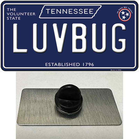 Luv Bug Tennessee Blue Novelty Metal Hat Pin Tag