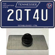 2QT4U Tennessee Blue Novelty Metal Hat Pin Tag