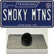 Smoky Mtns Tennessee Blue Novelty Metal Hat Pin Tag