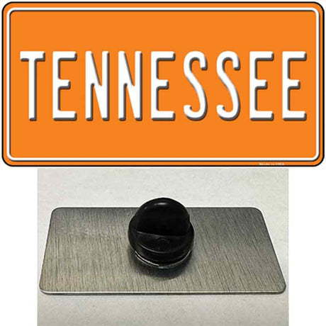 Tennessee Orange Novelty Metal Hat Pin Tag