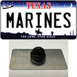 Texas Marines Novelty Metal Hat Pin Tag