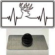 Deer Heart Beat Novelty Metal Hat Pin Tag