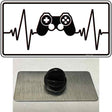 Video Games Heart Beat Novelty Metal Hat Pin Tag