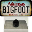 Bigfoot Arkansas Novelty Metal Hat Pin Tag