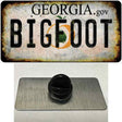 Bigfoot Georgia Novelty Metal Hat Pin Tag