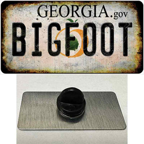 Bigfoot Georgia Novelty Metal Hat Pin Tag