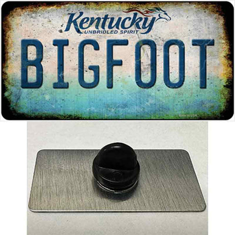 Bigfoot Kentucky Novelty Metal Hat Pin Tag