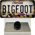 Bigfoot Maryland Novelty Metal Hat Pin Tag