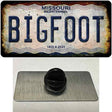 Bigfoot Missouri Novelty Metal Hat Pin Tag