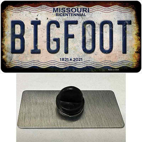 Bigfoot Missouri Novelty Metal Hat Pin Tag