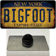 Bigfoot New York Novelty Metal Hat Pin Tag