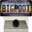 Bigfoot South Carolina Novelty Metal Hat Pin Tag