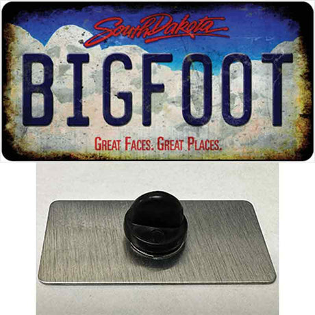 Bigfoot South Dakota Novelty Metal Hat Pin Tag