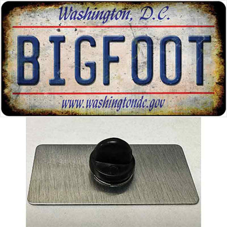 Bigfoot Washington DC Novelty Metal Hat Pin Tag