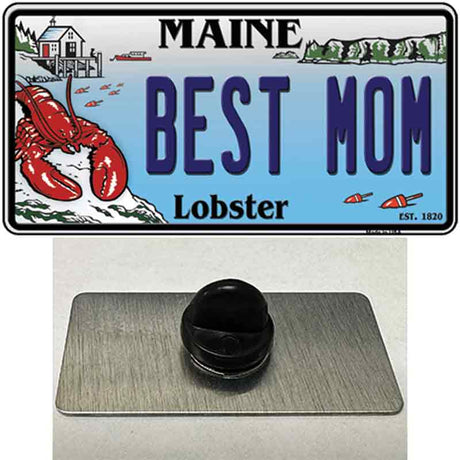 Best Mom Maine Lobster Novelty Metal Hat Pin