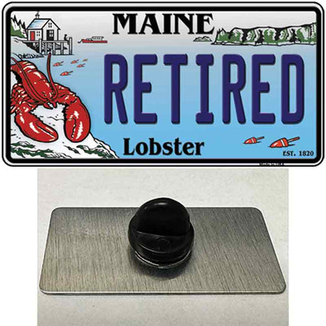 Retired Maine Lobster Novelty Metal Hat Pin