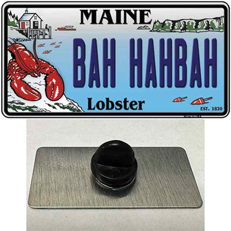 Bah Hahbah Maine Lobster Novelty Metal Hat Pin