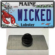 Wicked Maine Lobster Novelty Metal Hat Pin