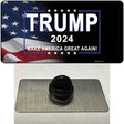 Trump 2024 Flag | Black Novelty Metal Hat Pin