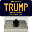 Trump Michigan Blue Novelty Metal Hat Pin