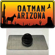 Oatman Arizona Scenic Background Novelty Metal Hat Pin