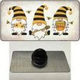 Gnomes Honeybees Novelty Metal Hat Pin