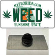 Weed Florida Novelty Metal Hat Pin