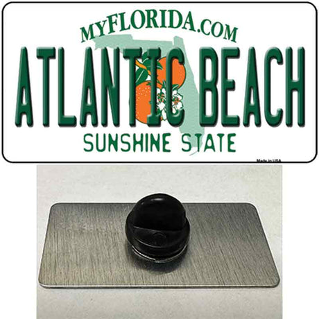 Atlantic Beach Florida Novelty Metal Hat Pin