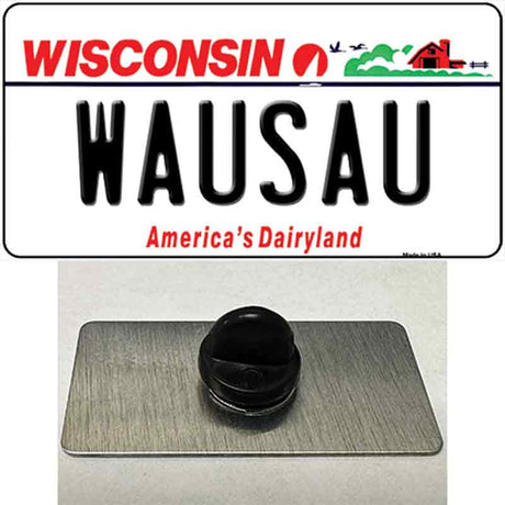 Wausau Wisconsin Novelty Metal Hat Pin