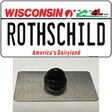 Rothschild Wisconsin Novelty Metal Hat Pin