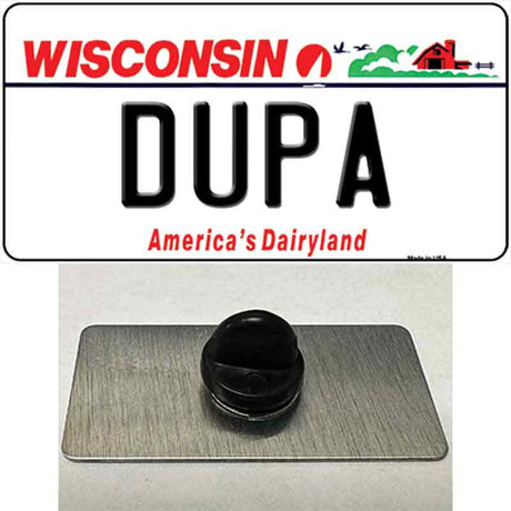 Dupa Wisconsin Novelty Metal Hat Pin